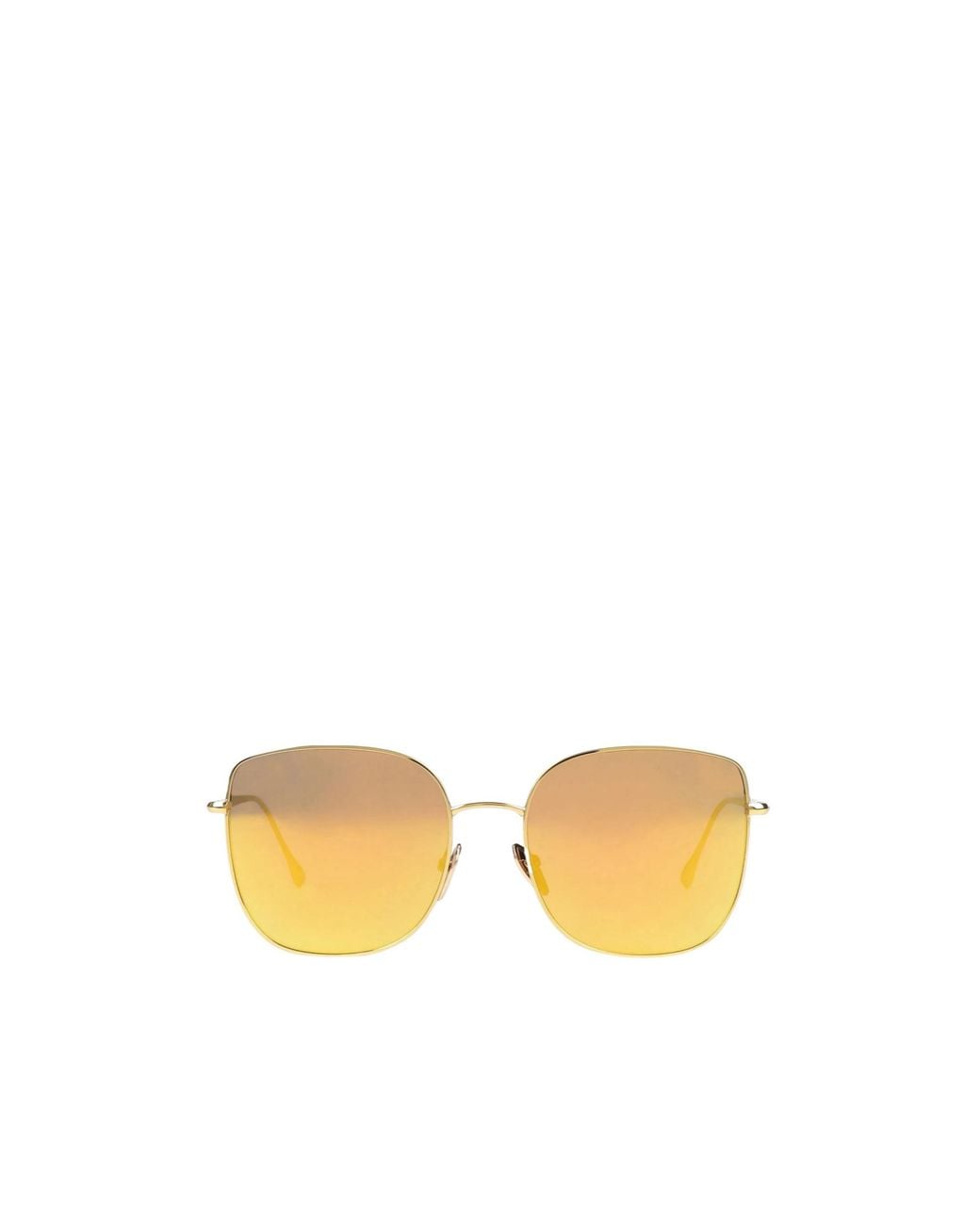 Isabel Marant Metallic Metal Square-Framed Sunglasses