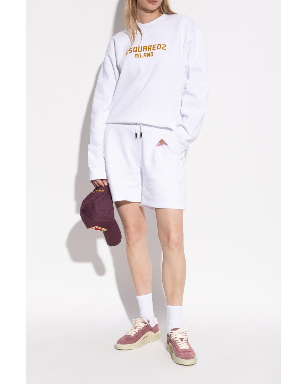 DSquared² Brown Low Up Rider Sneakers