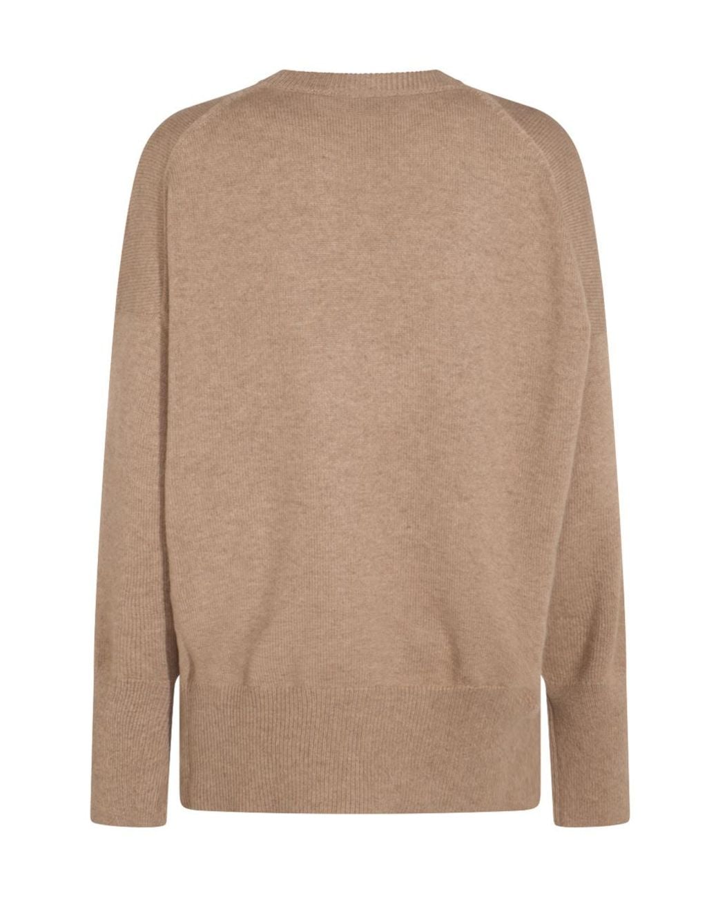 Brunello Cucinelli Brown Monile Detail Knitted Jumper