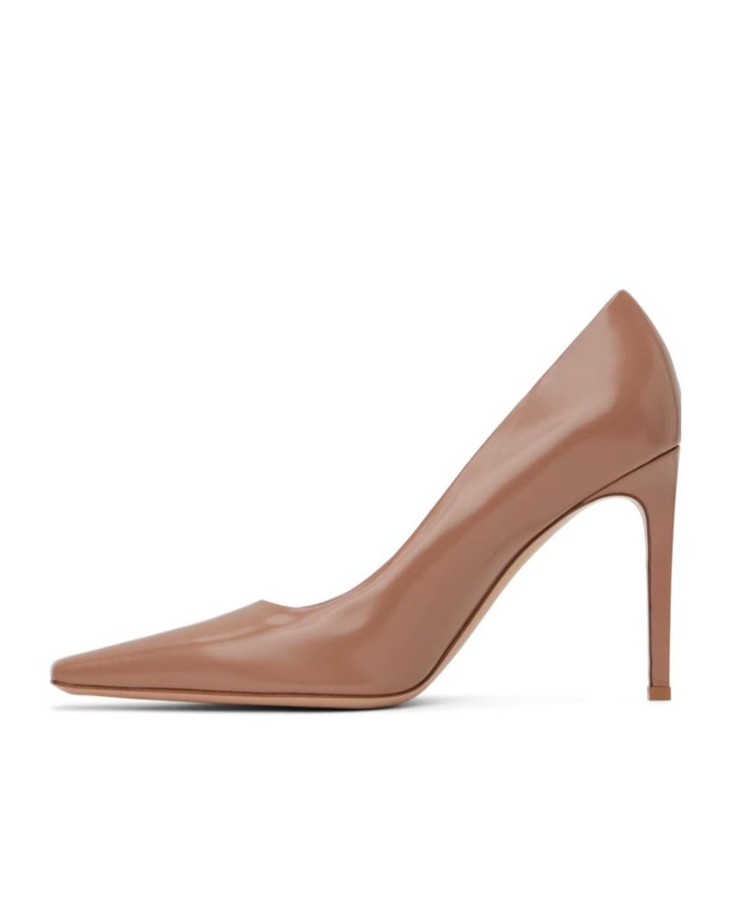 Gianvito Rossi Brown Logo Insole High Heels