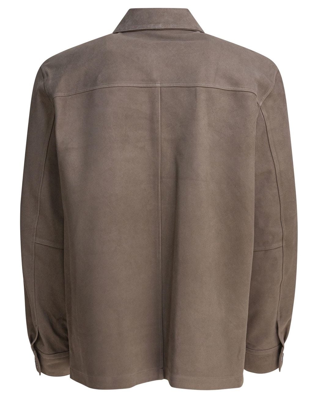 Vince Brown Suede Lambskin Jacket for men
