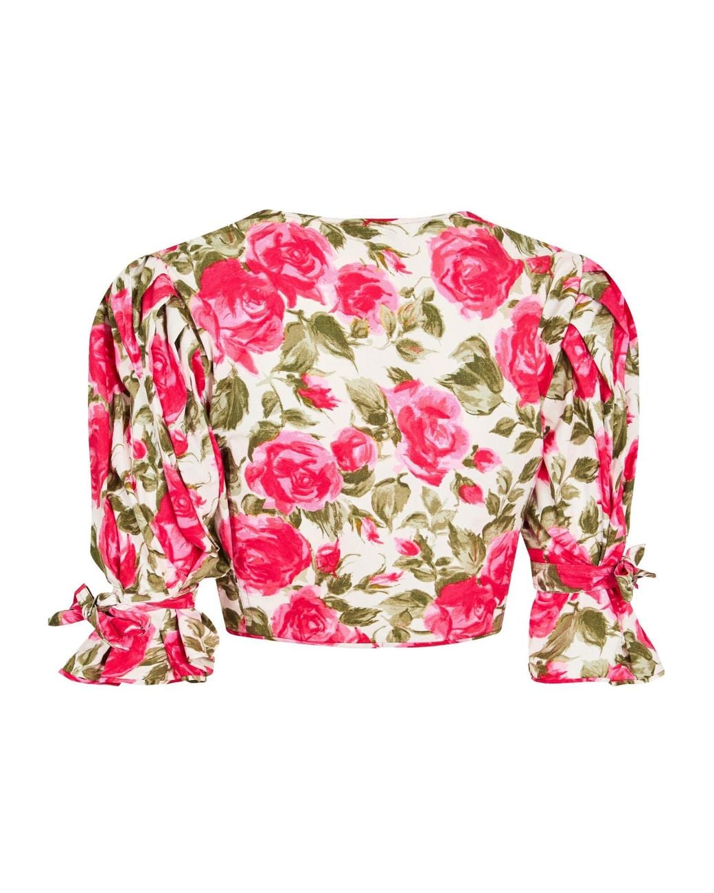 Chloé Pink Puff Sleeve Top