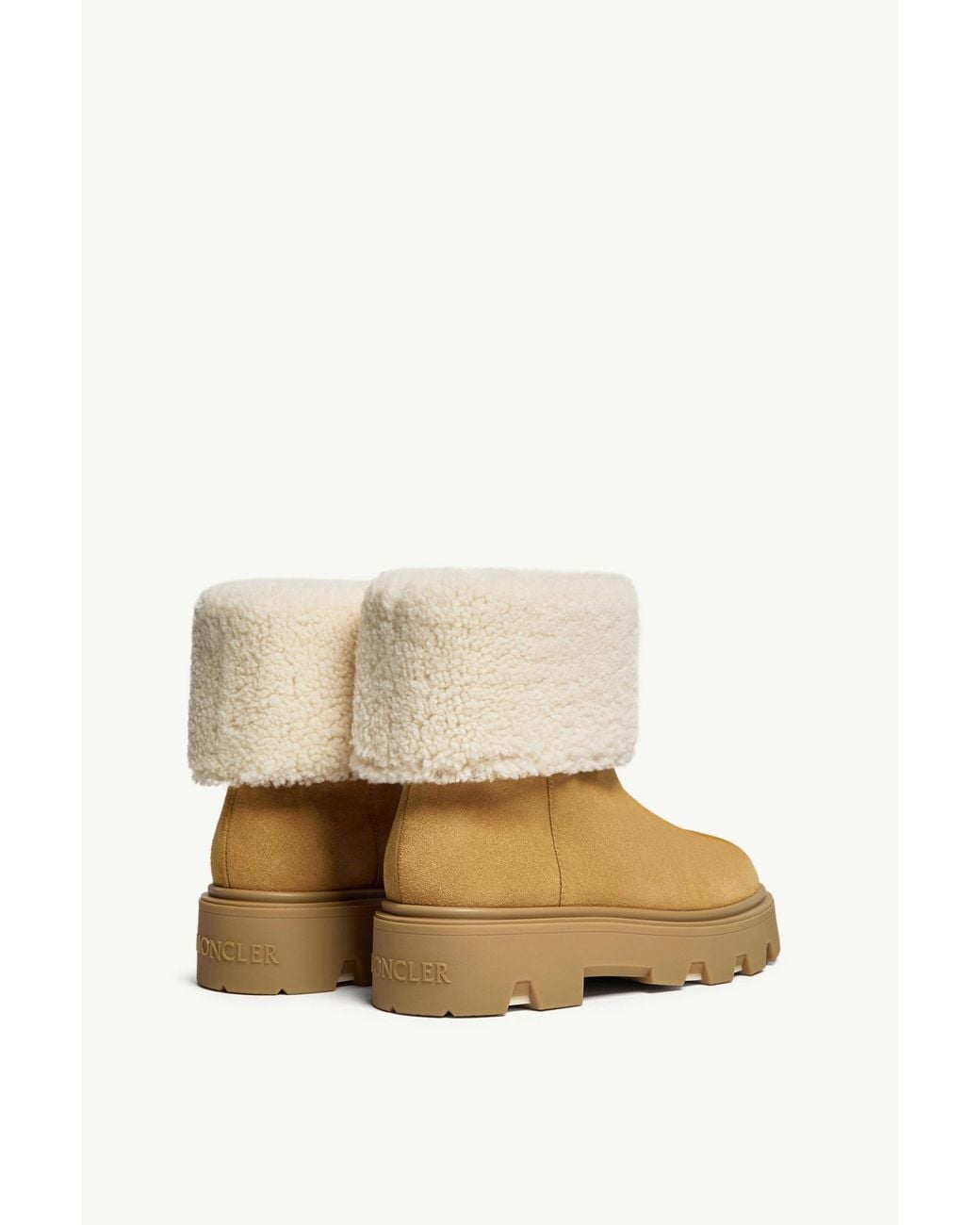 Moncler Natural Aurea Ankle Boots
