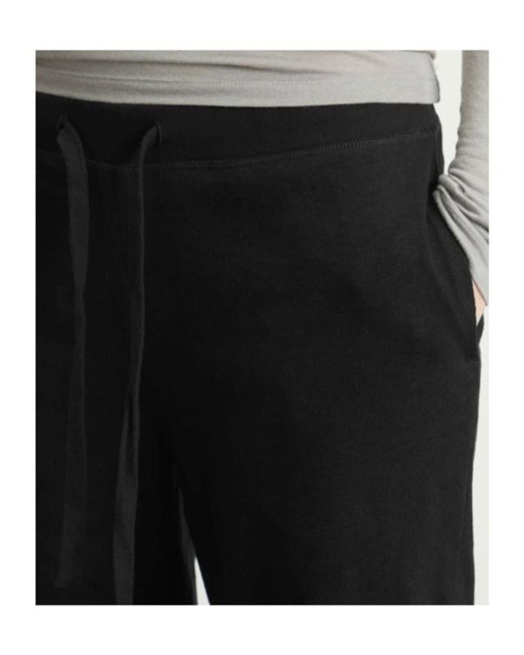 Entire studios Black Drawstring Casual Pants for men