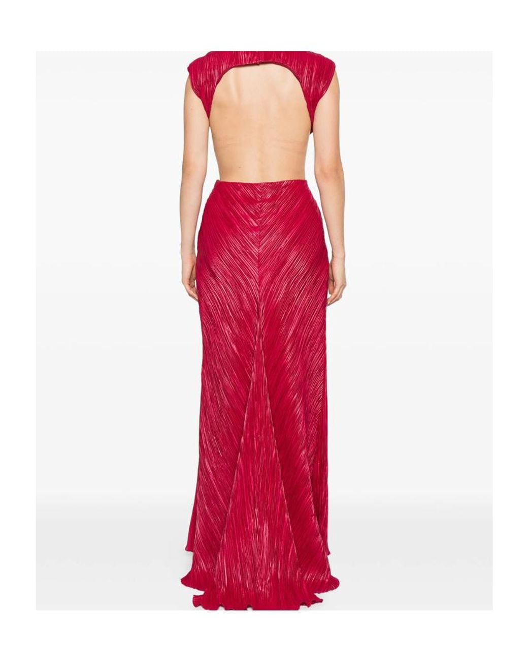 Cult Gaia Red Sleeveless Dress