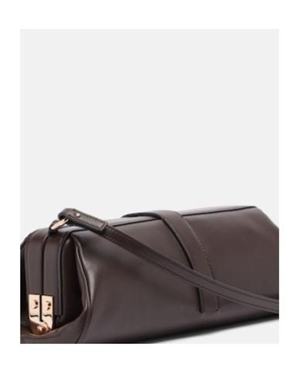Gabriela Hearst Brown Small Leather Shoulder Bag