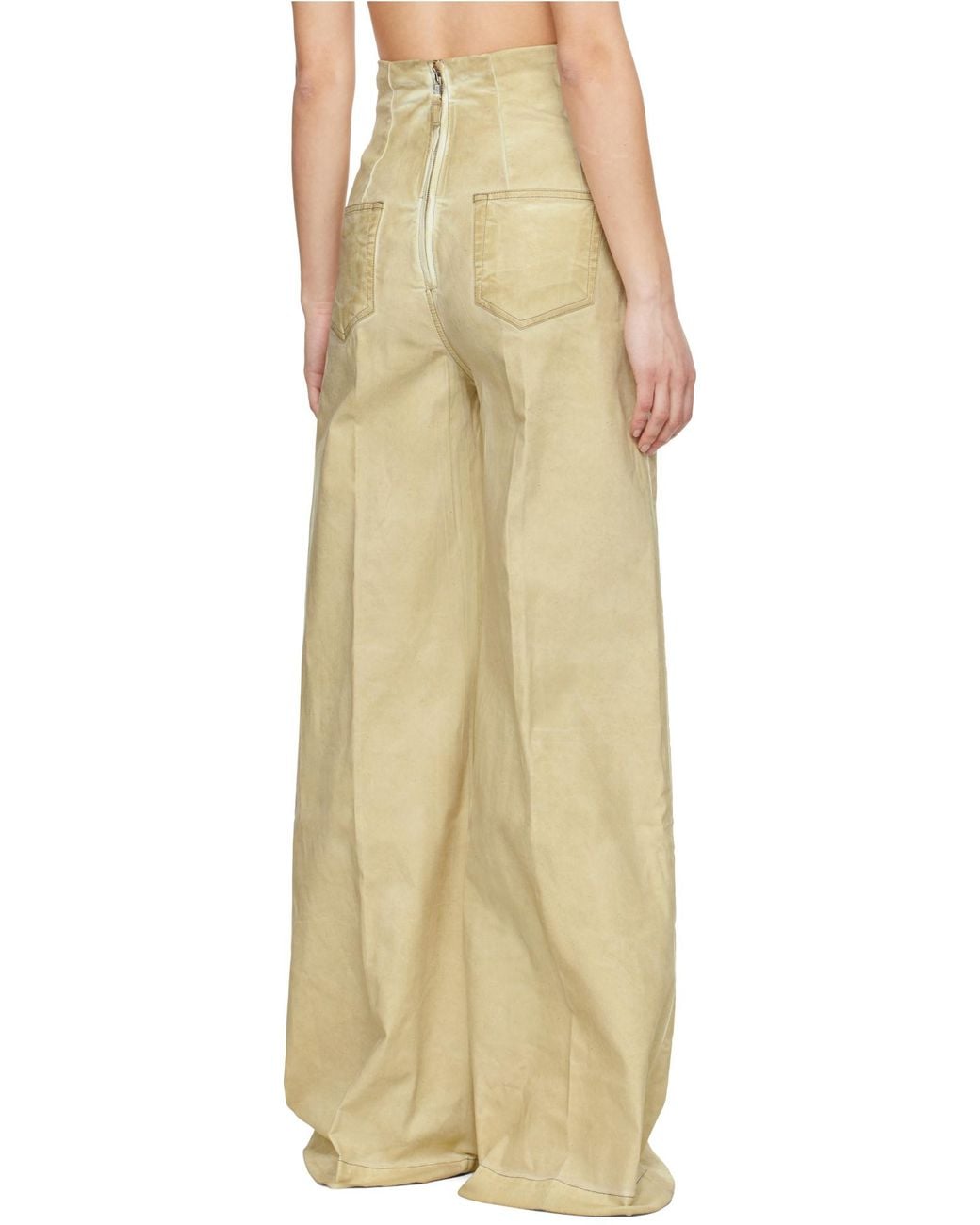 Rick Owens Natural Hollywood Dirt Cooper Jeans