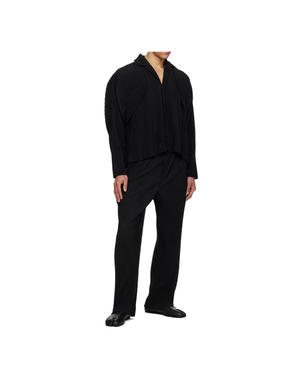 Homme Plissé Issey Miyake Black Homme Plissé Issey Miyake Cover And Fold Pleated Jacket for men