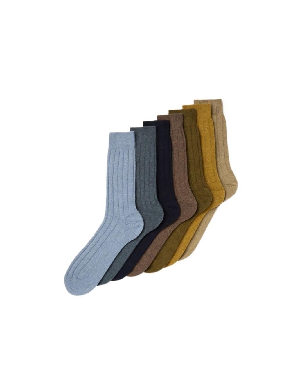 Loro Piana Multicolor Weekly Bobby Socks for men