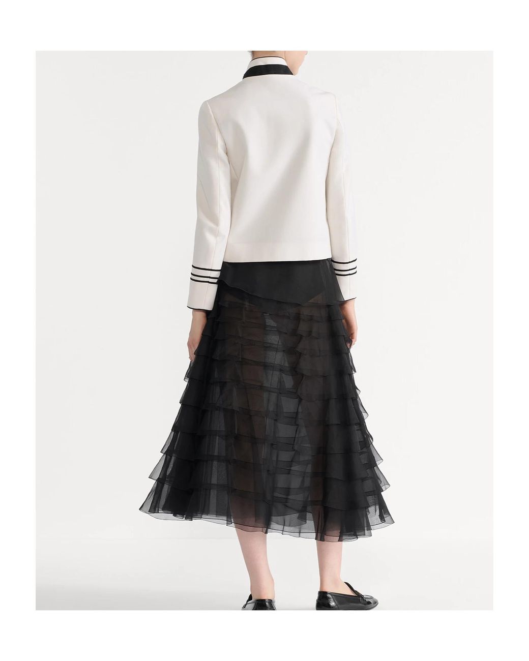 Dior White Cropped Jacket