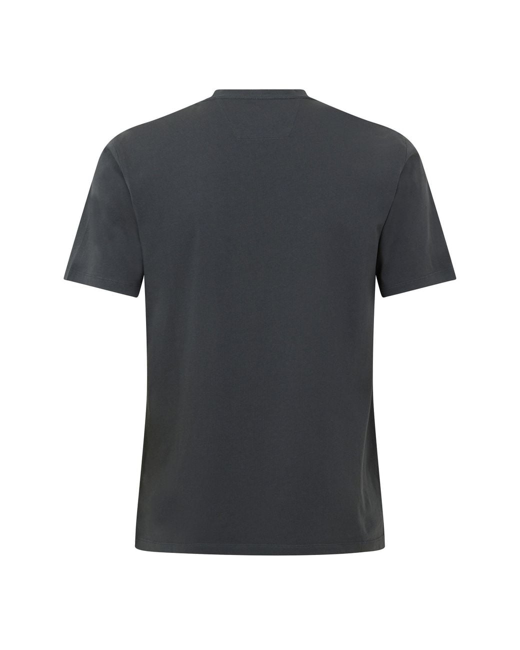 C P Company Black Block Logo Regular Fit T-Shirt for men