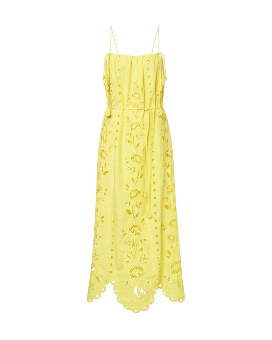 Farm Rio Yellow Richelieu Dress