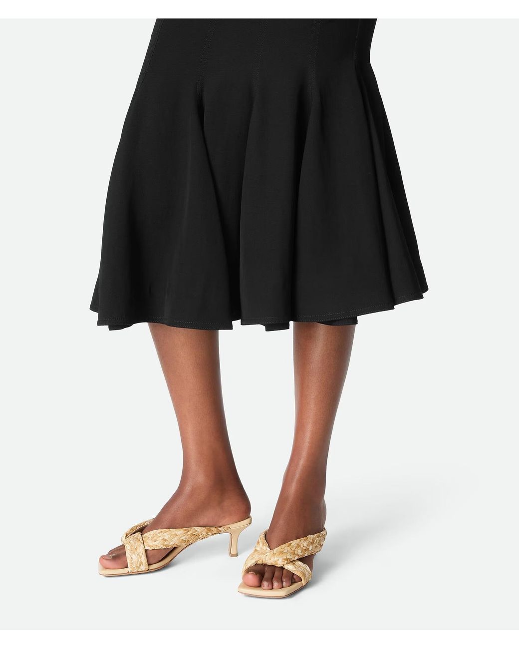 Bottega Veneta Metallic Riva Sandals