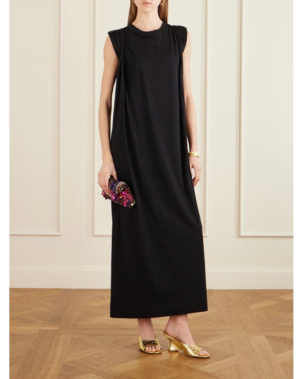 Dries Van Noten Black Hutty Dress