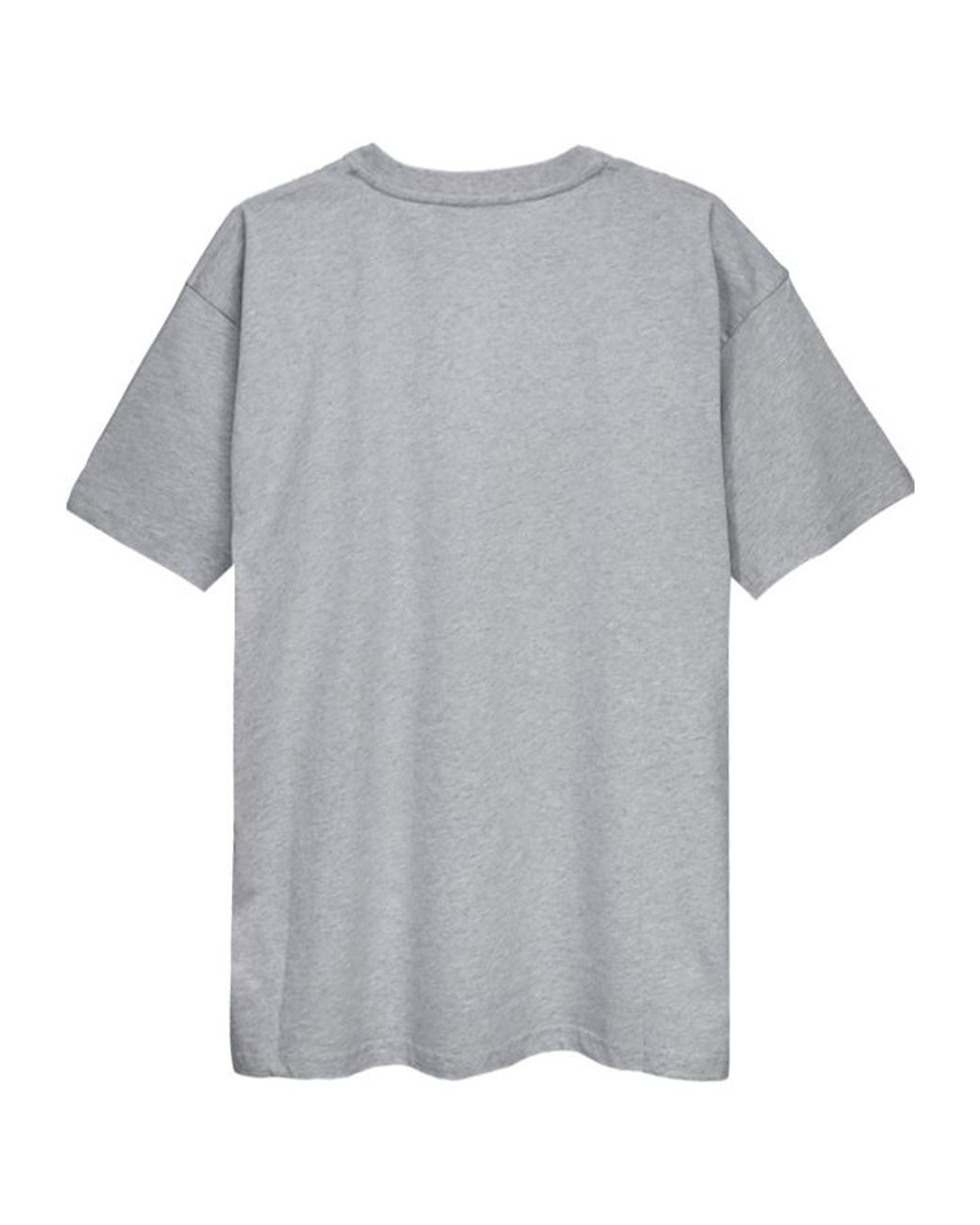 Moschino Gray Teddy Bear-Print Cotton T-Shirt