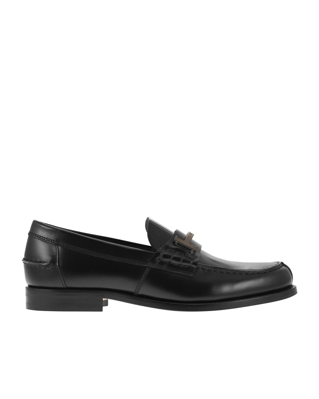 Tod's Black Double T Slip-On Loafers for men