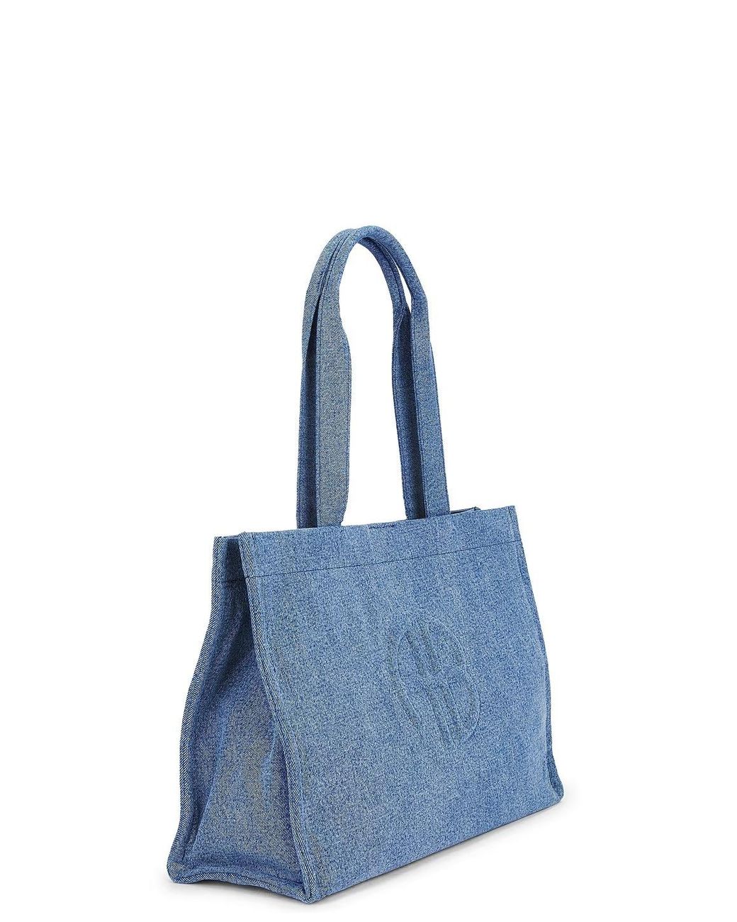 Anine Bing Blue Lara Tote Bag