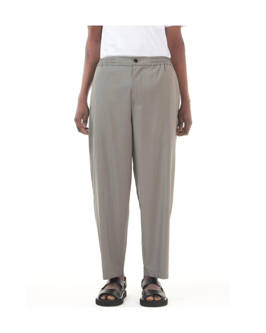 Barena Gray Ameo Straight Leg Trouser for men