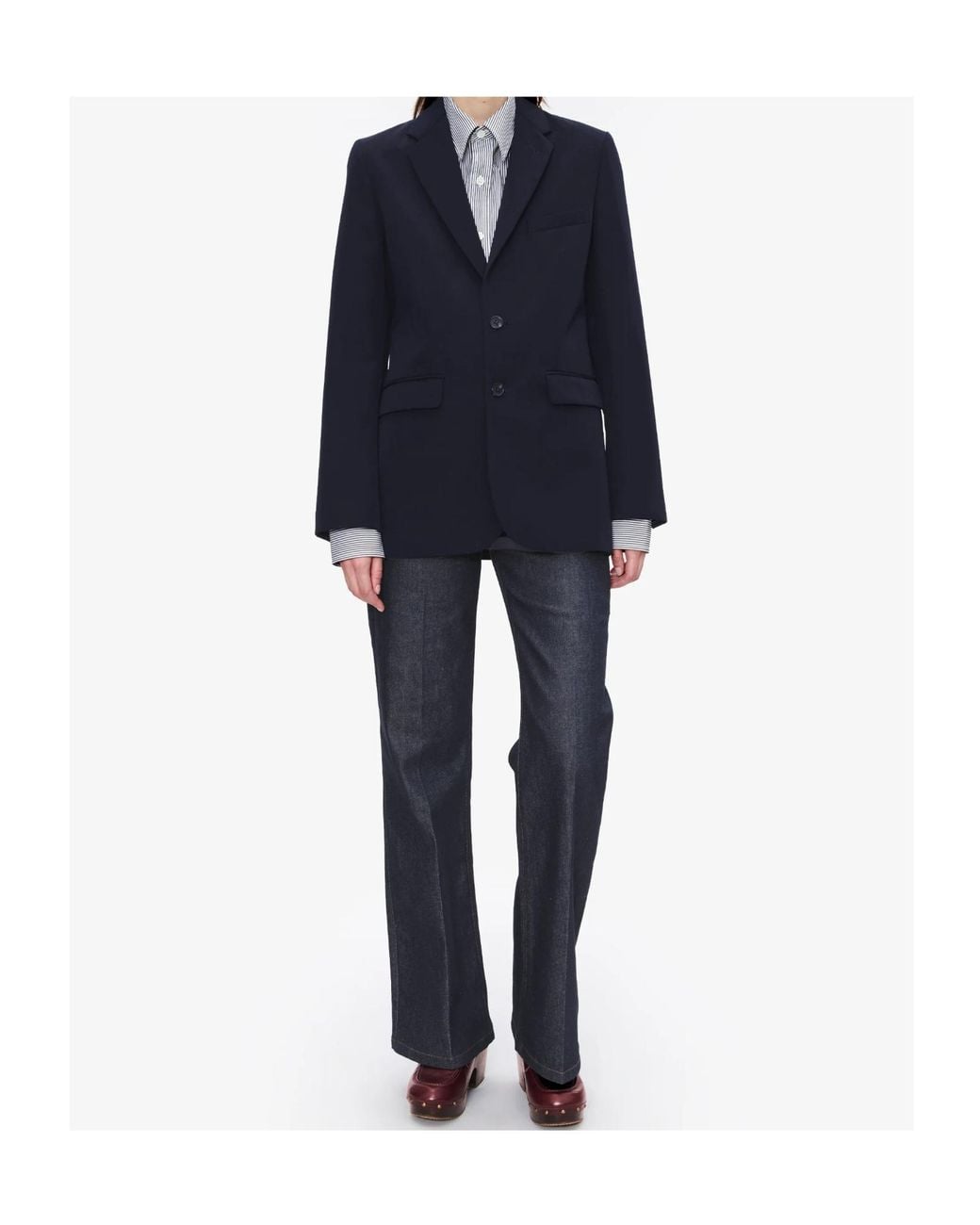 A.P.C. Blue Button Blazer