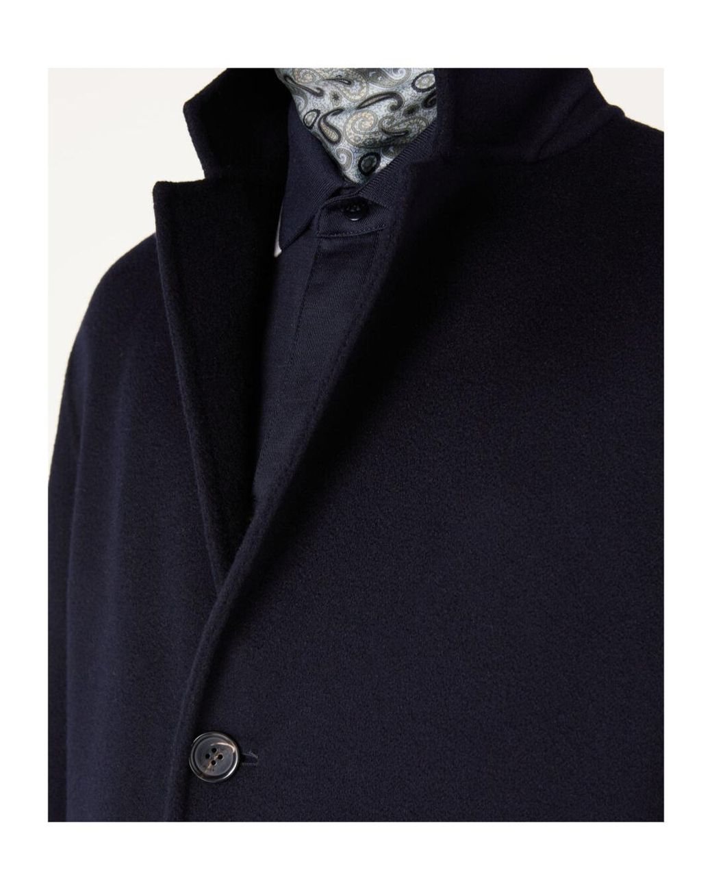 Loro Piana Blue Paolo Coat for men