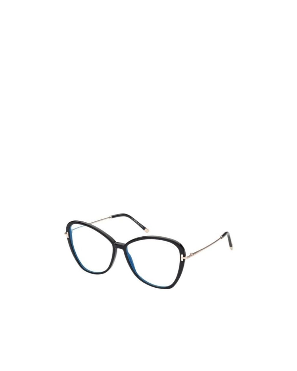 Tom Ford White Logo Optical Glasses