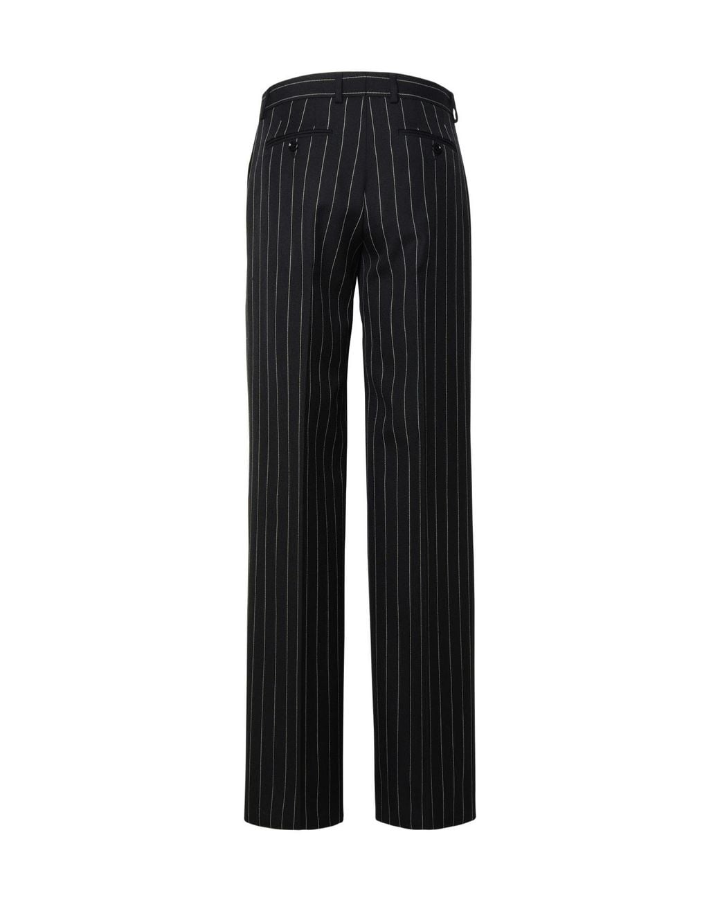 Dolce & Gabbana Black Virgin Wool Trousers