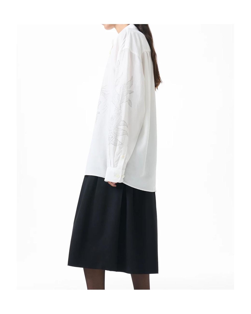 Our Legacy White Allegory Print Long Sleeve Shirt
