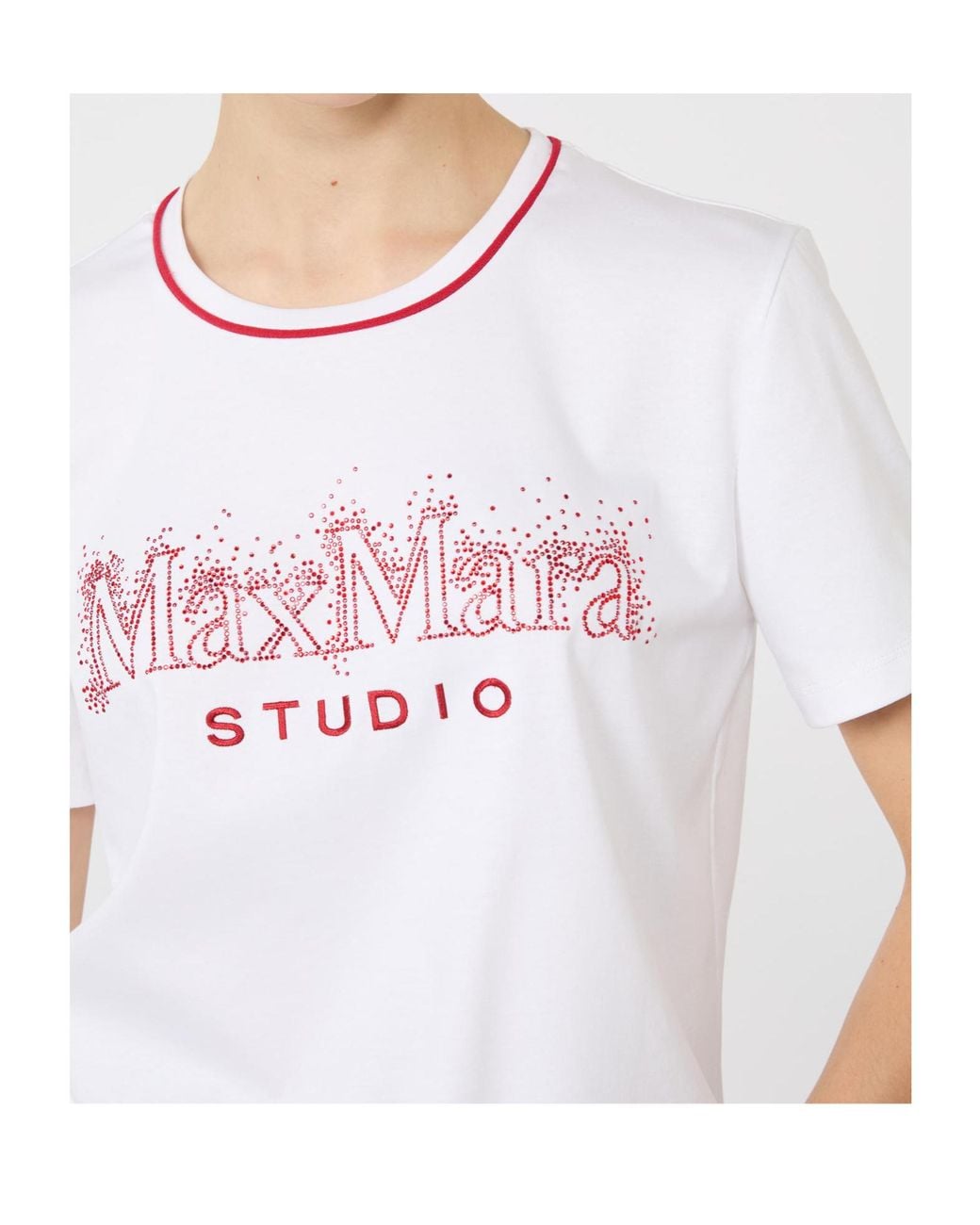 Max Mara White Studio Mstpugnale Crewneck T-Shirt