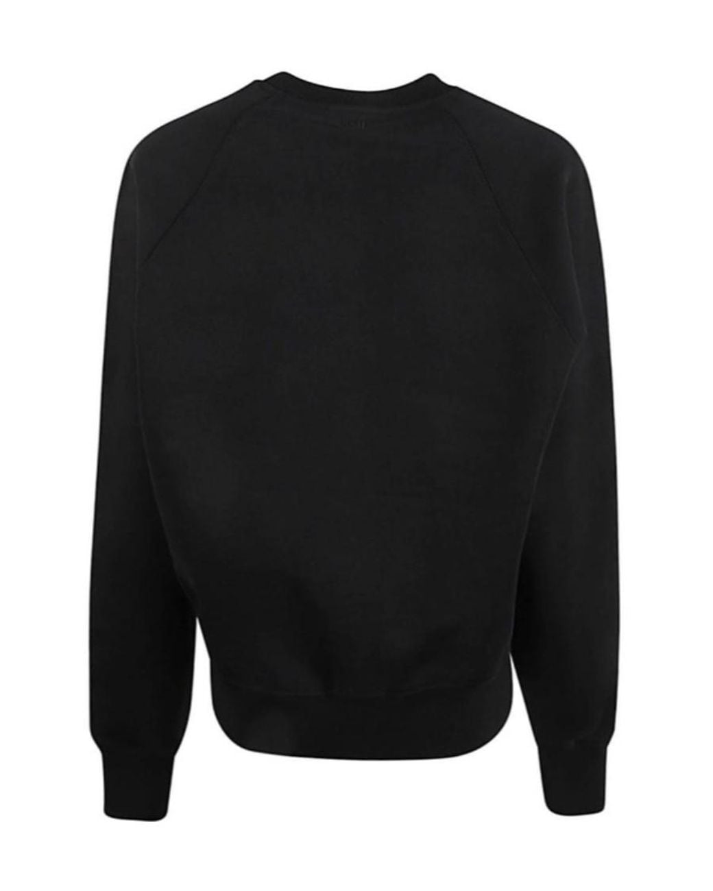 AMI Black Crew Neck Sweatshirt