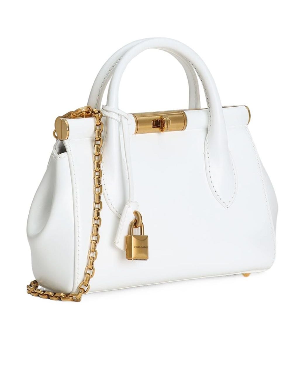 Dolce & Gabbana White Marlene Handbag