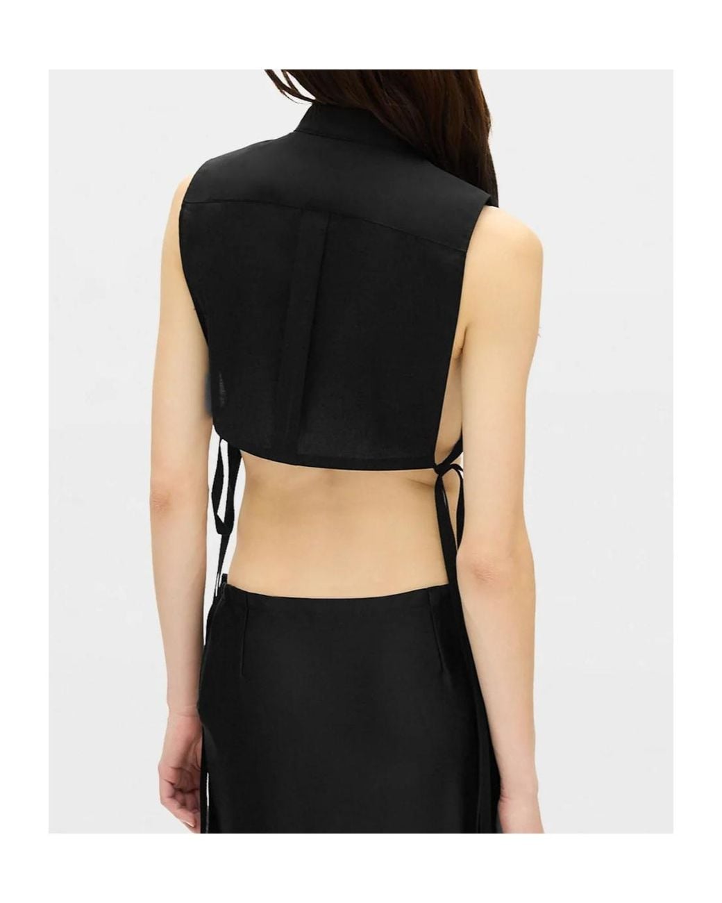 Ann Demeulemeester Black Sleeveless Vest