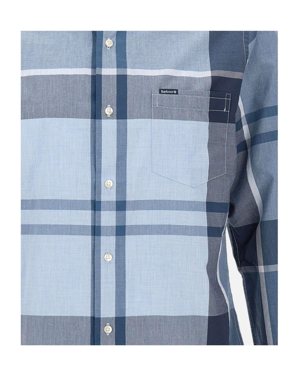 Barbour Blue Harris Tartan Check Shirt for men