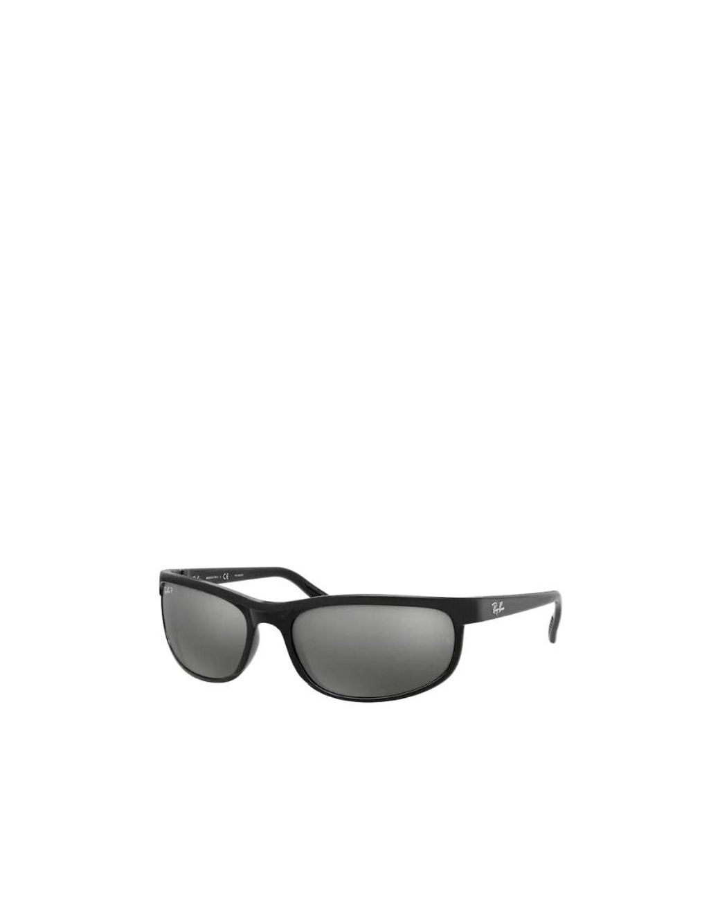 Ray-Ban White Rectangular Frame Sunglasses for men