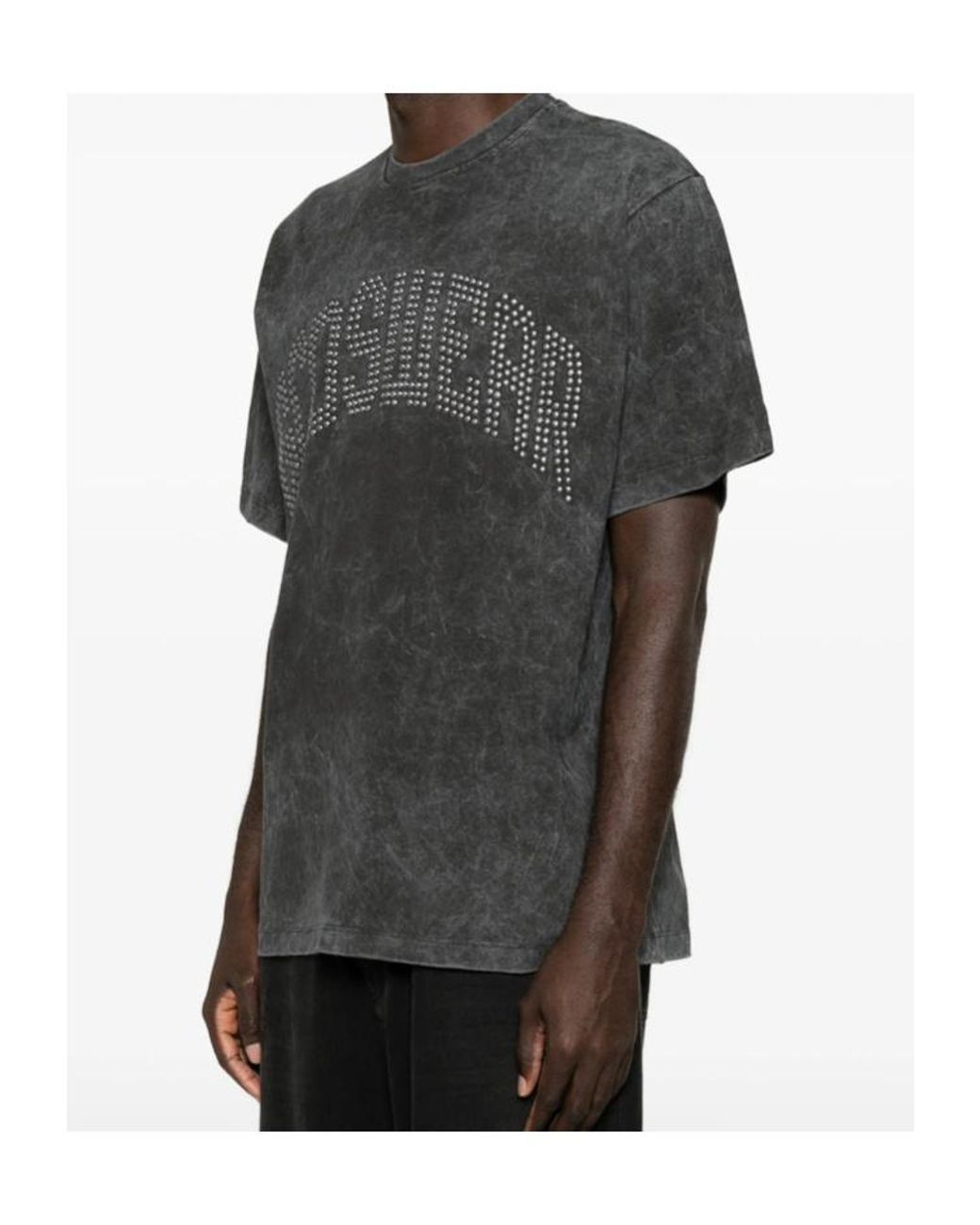 Gcds Black Crew-Neck T-Shirt for men