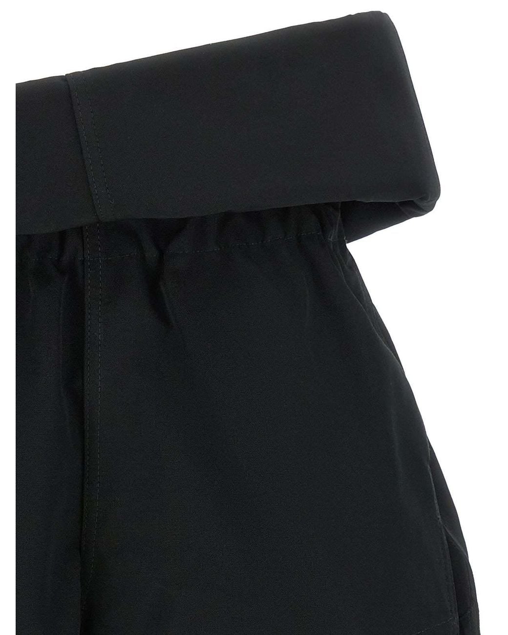 Rick Owens Black Crater Shorts