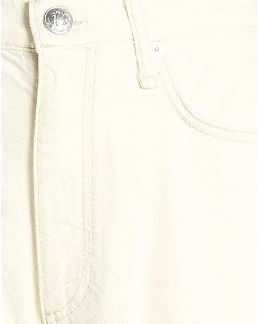 Rag & Bone White Loose Jeans