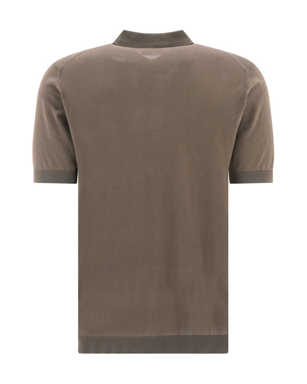 John Smedley Brown Adrian Polo Shirt for men