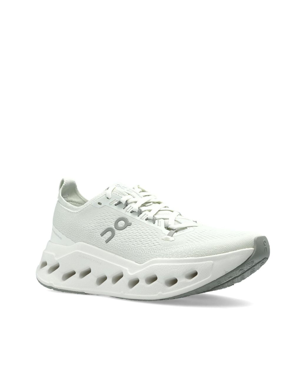 On Shoes White Cloudsurfer Max Running Shoes