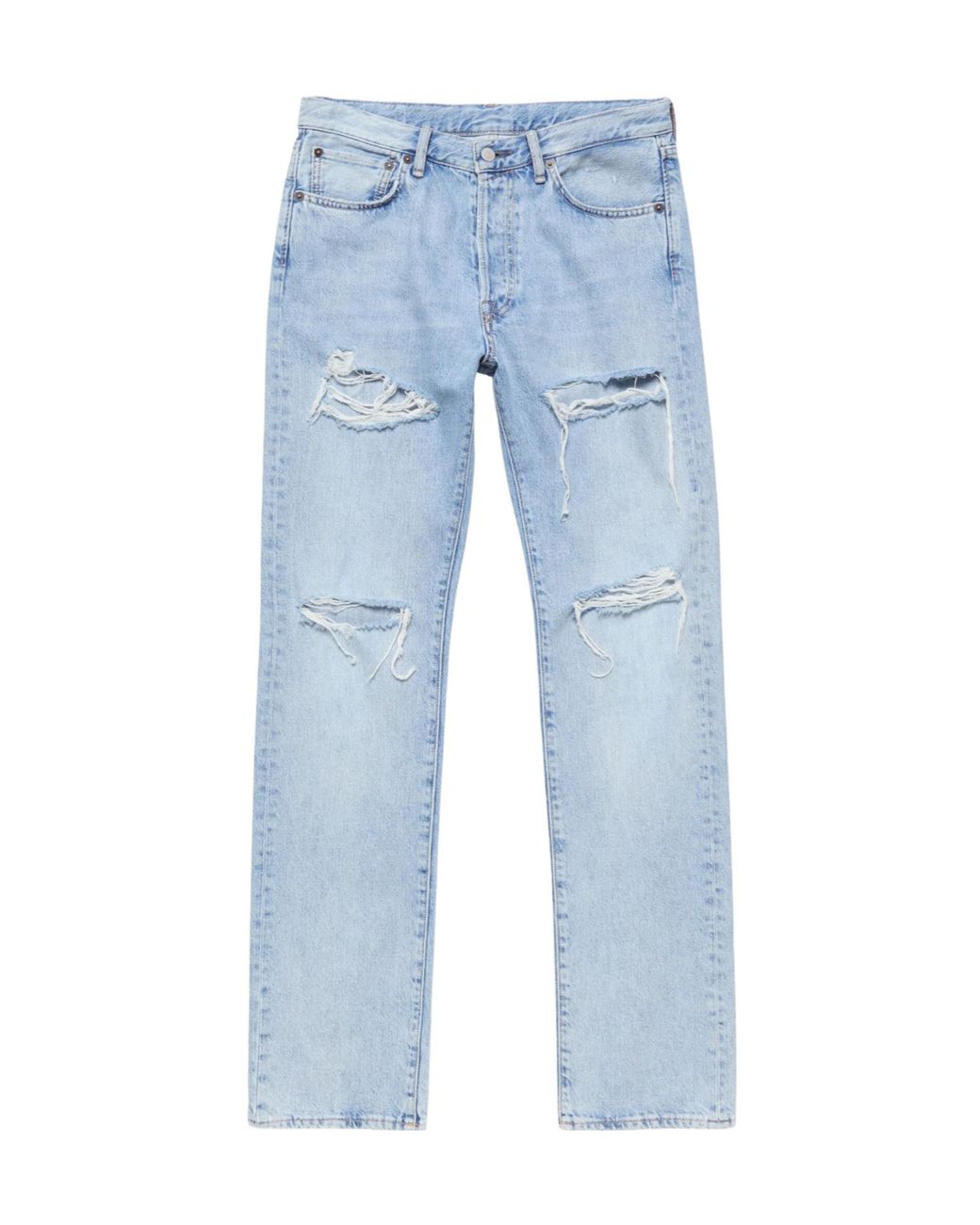 Acne Blue Distressed Jeans for men