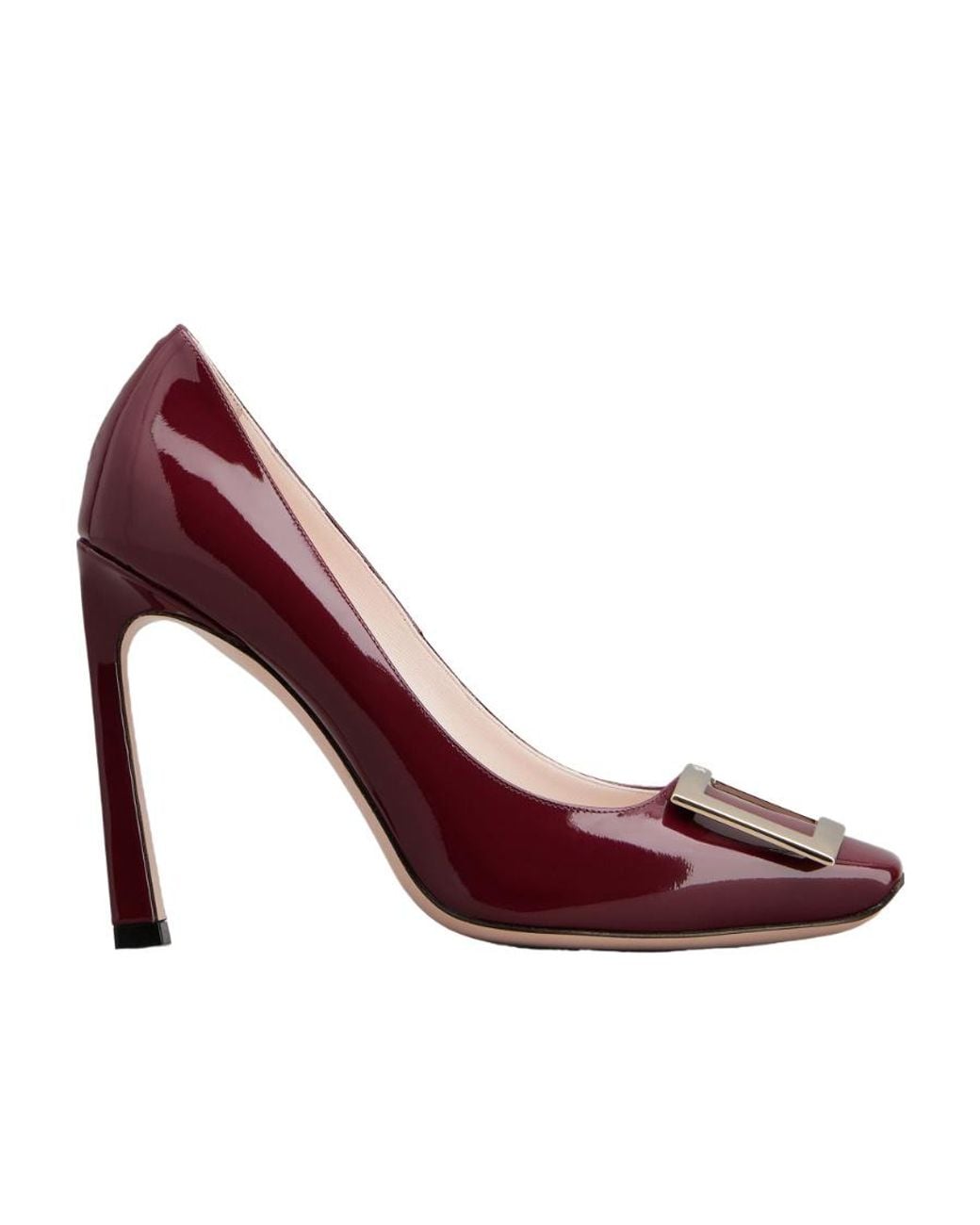 Roger Vivier Purple Belle Vivier Trompette Pumps