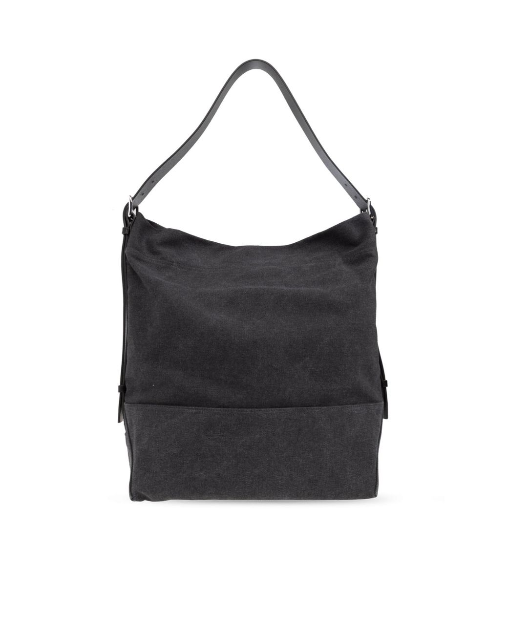 Lemaire Black Zip-Up Top Handle Bag