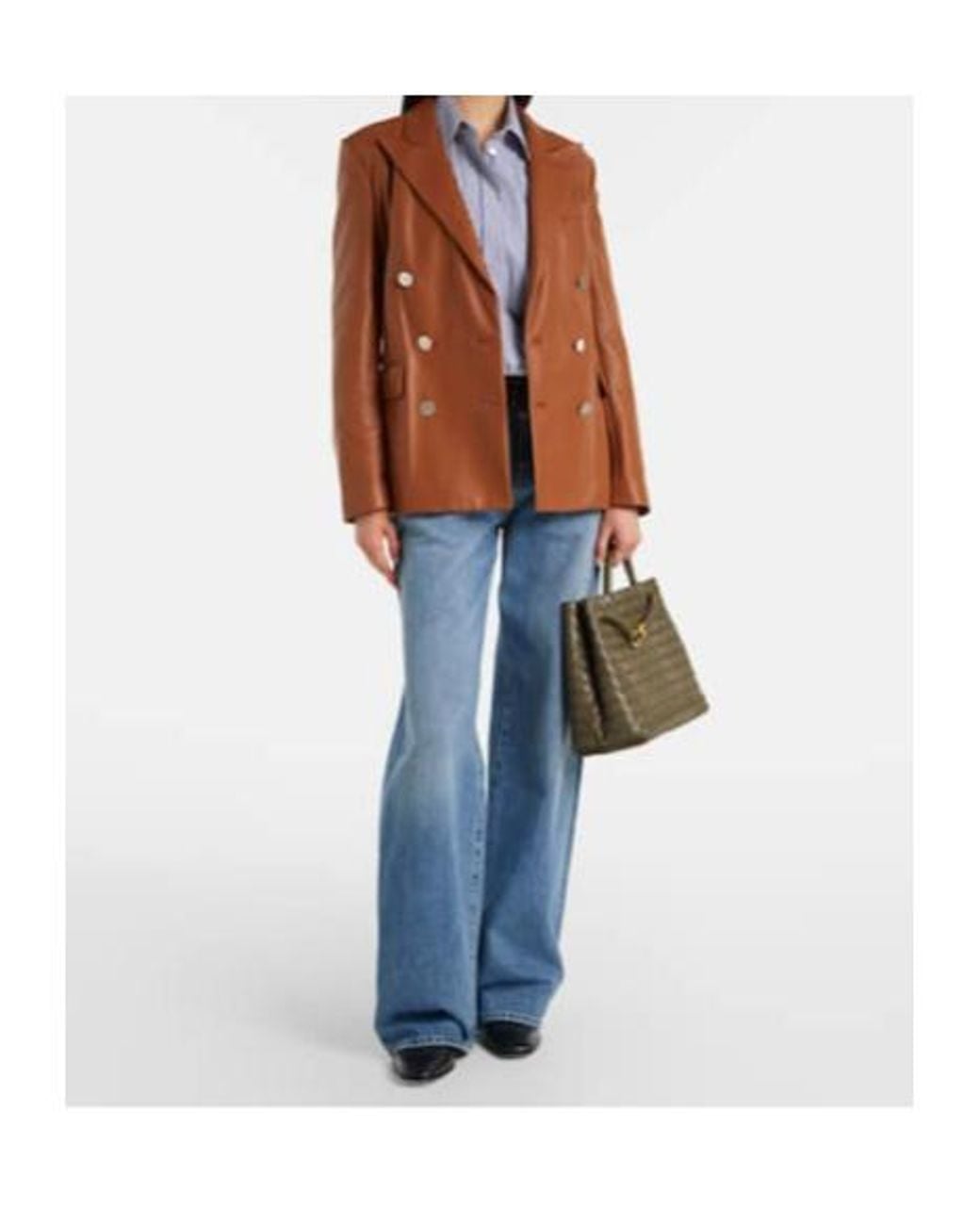 Ralph Lauren Brown Camden Leather Blazer