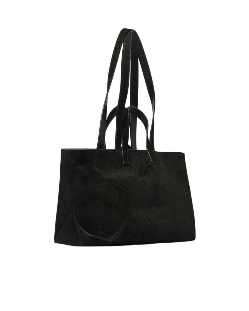 A.P.C. Black Le Drummer Suede Tote Bag