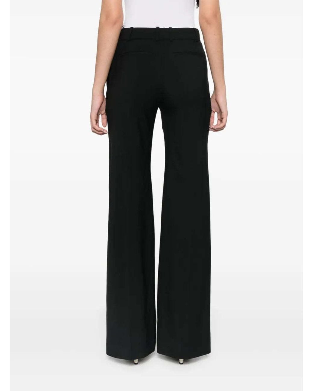 Joseph Black Pleated Casual Trousers