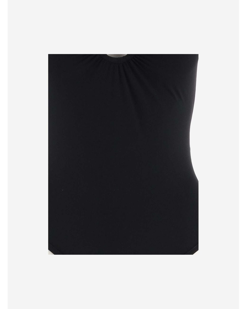 Bottega Veneta Black Knot Ring One-Piece Swimsuit