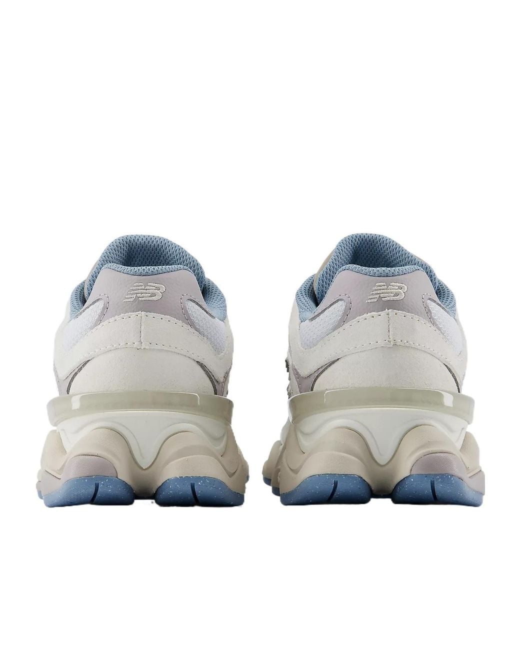 New Balance Gray 9060 Lace-Up Sneakers for men