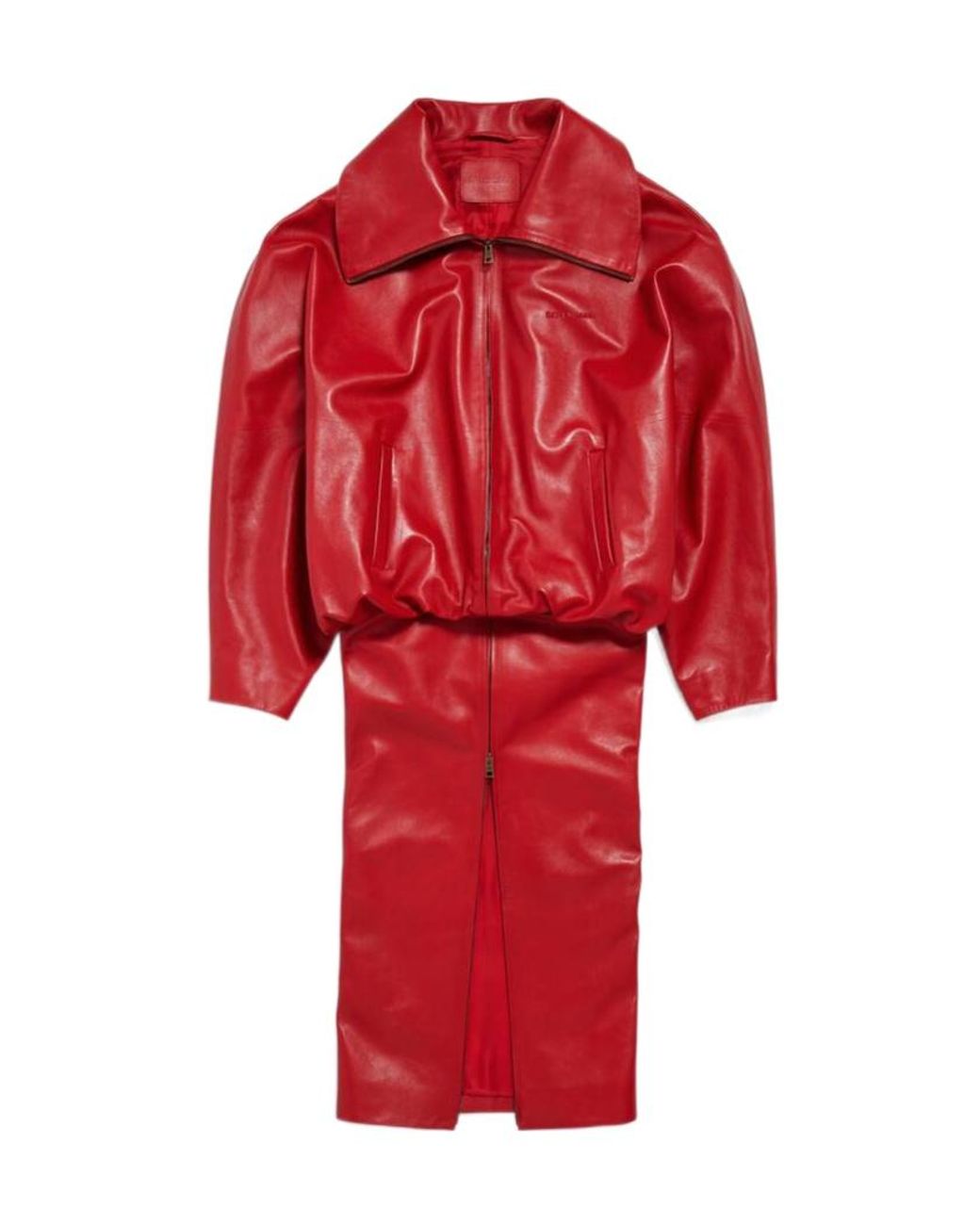 Balenciaga Red Round Jacket