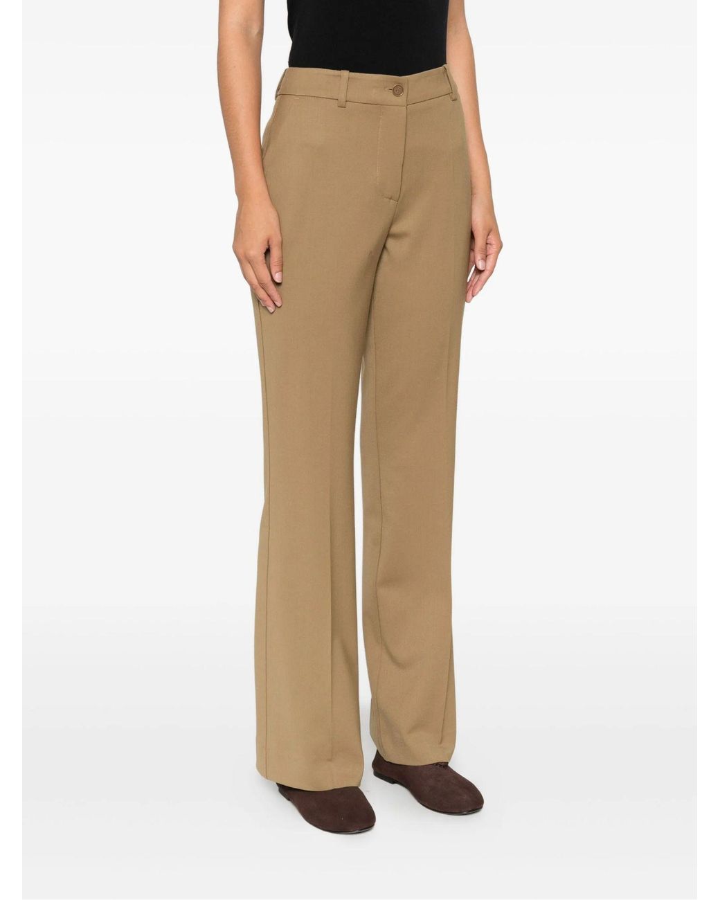 P.A.R.O.S.H. Brown Pocket-Detail Trousers