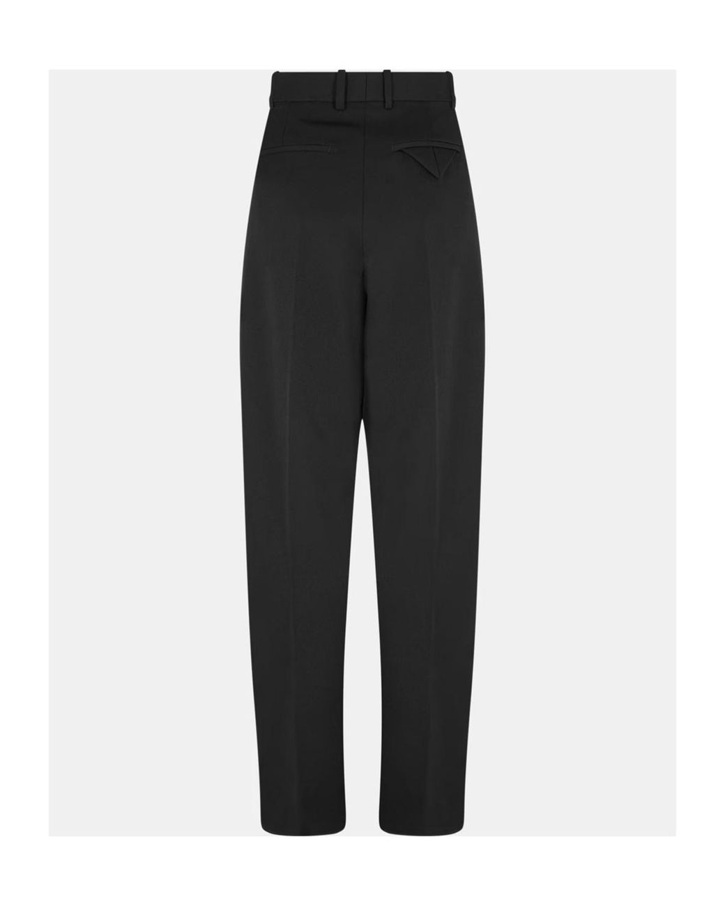 Bottega Veneta Black High Waist Casual Pants