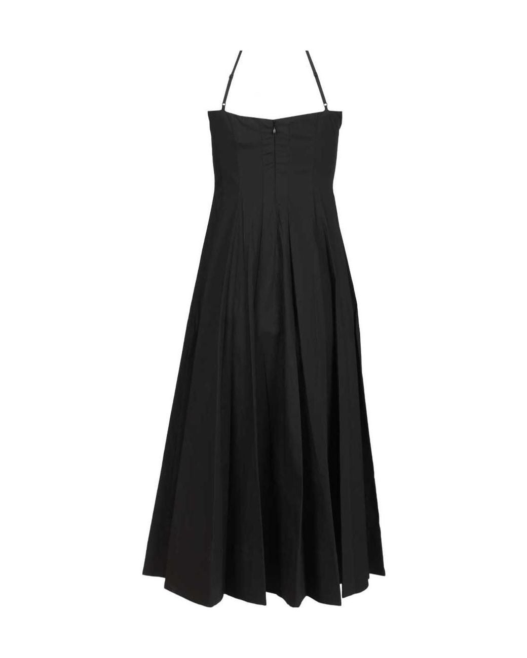 Staud Black Wilie Long Dress